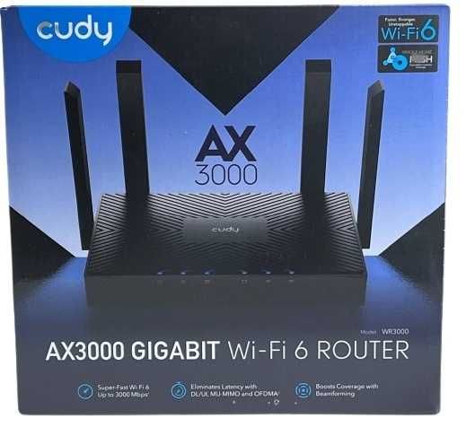 Wi fi router  Cudy Wr 3000   5 ГГц  chastotali