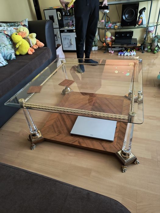 Екстравагантна стъклена маса -  Art style