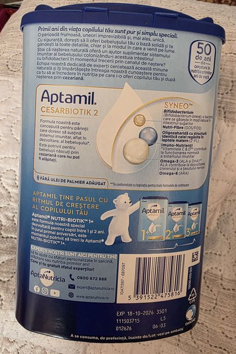 Aptamil Cesar Biotik 2