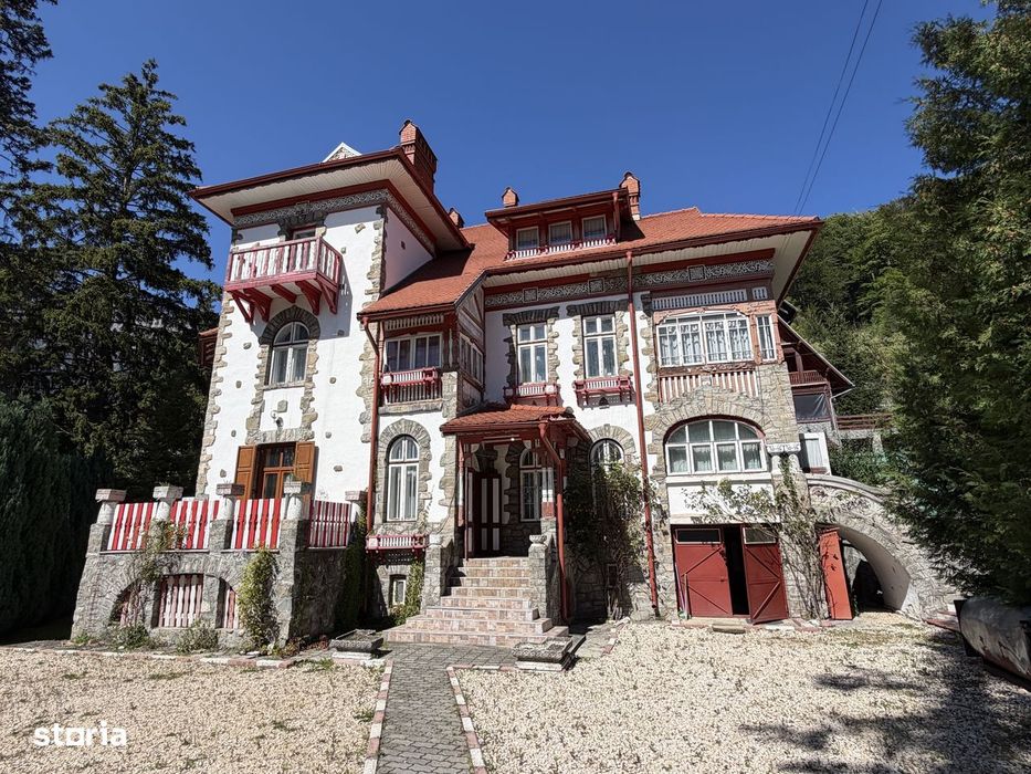 Vilă istorică de vânzare Castel Aura Buzescu Bușteni  Victoriei nr. 11