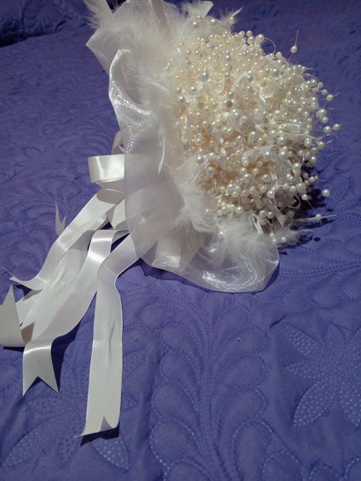 Свадебный букет из бусин