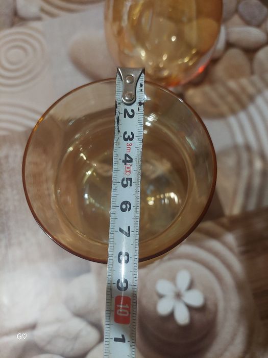 Кехлибарени чаши 6 броя