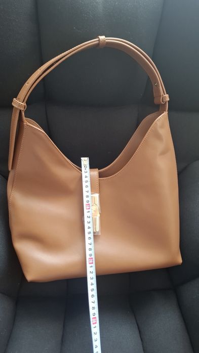 Furla кожена чанта