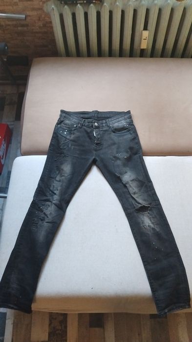 Дънки dsquared черни