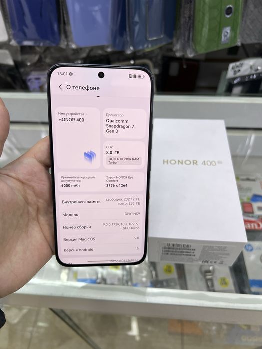 Honor 400 5G 8/256G Black idealni sastayana