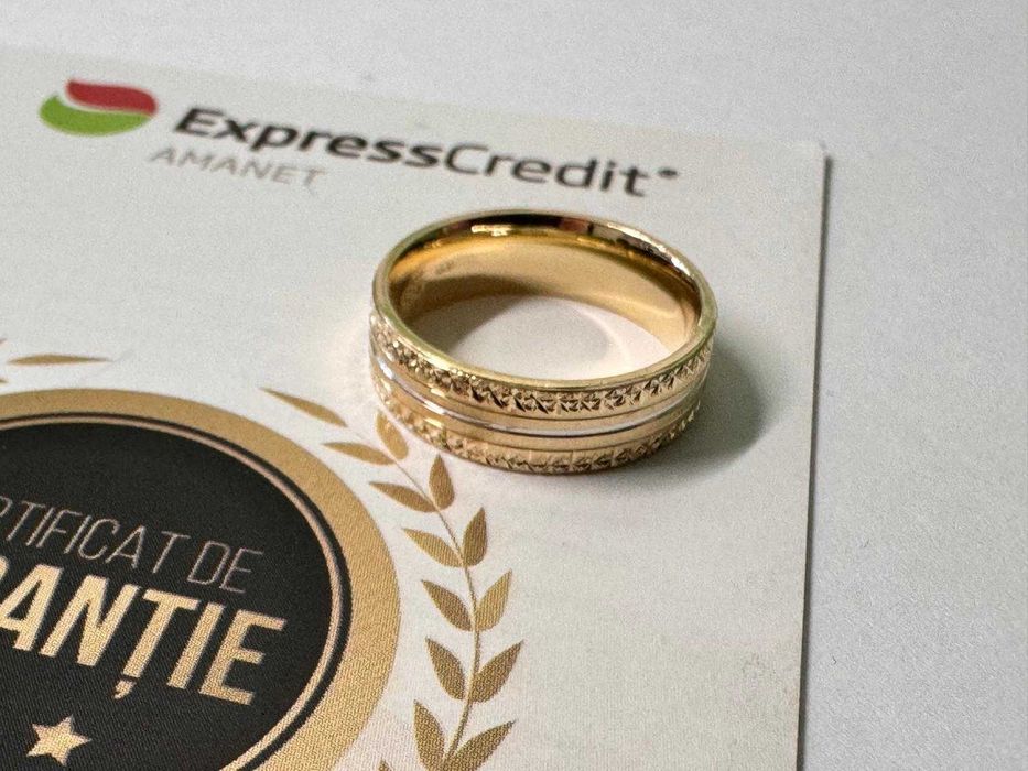 Verigheta aur 14K 5.32g (B.60476 Tatarasi) Garantie 2 ani