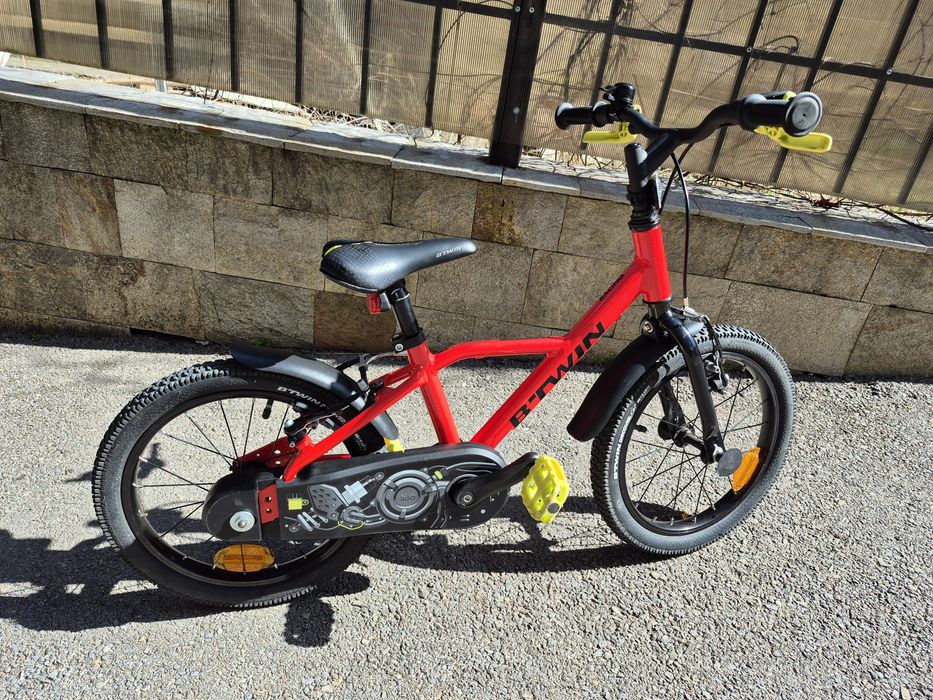 Олекотено детско колело B'TWIN Racing 900 (16 цола) – Алуминиево