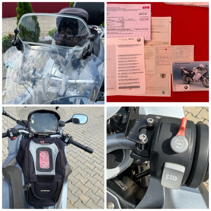 BMW F 800 ST cu ABS FATA+SPATE MANSOANE INCALZITE+ TOP CASE ORIGINALE recent adus din Germania,impecabil+km reali+carte service cu revizii la zi