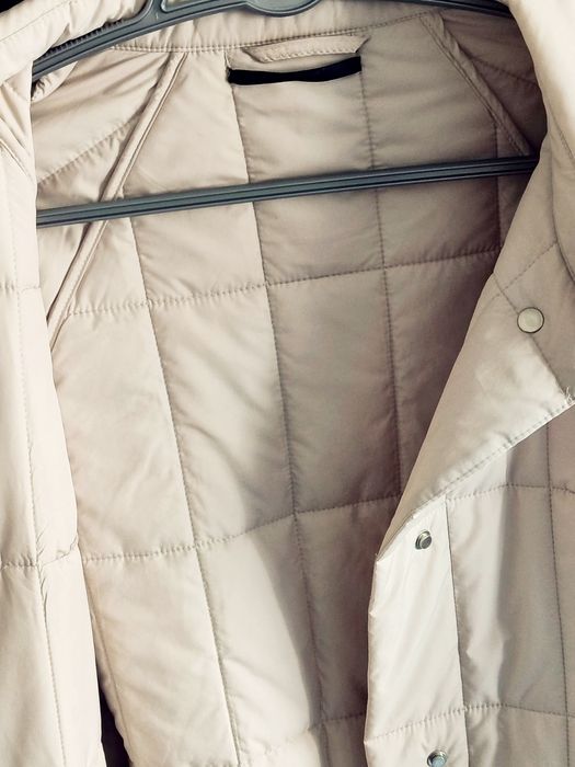 Плащь пальто стеганный размер 46