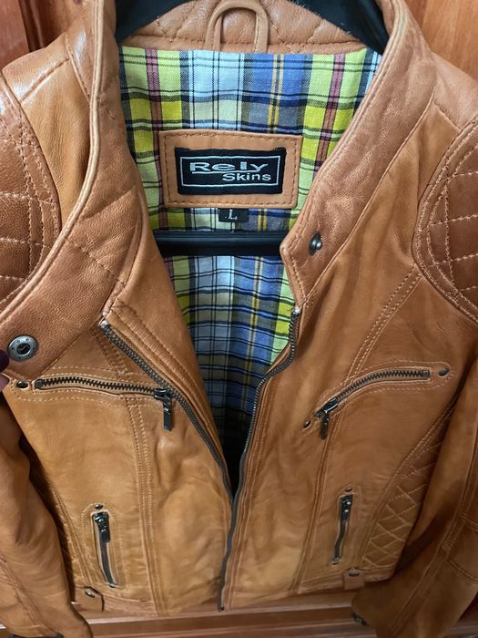 Яке - естествена кожа