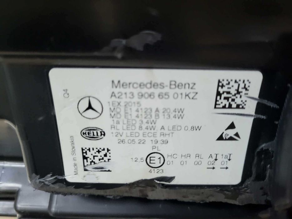 Ляв фар Mercedes W213 E LED lqv far farove мерцедес 213