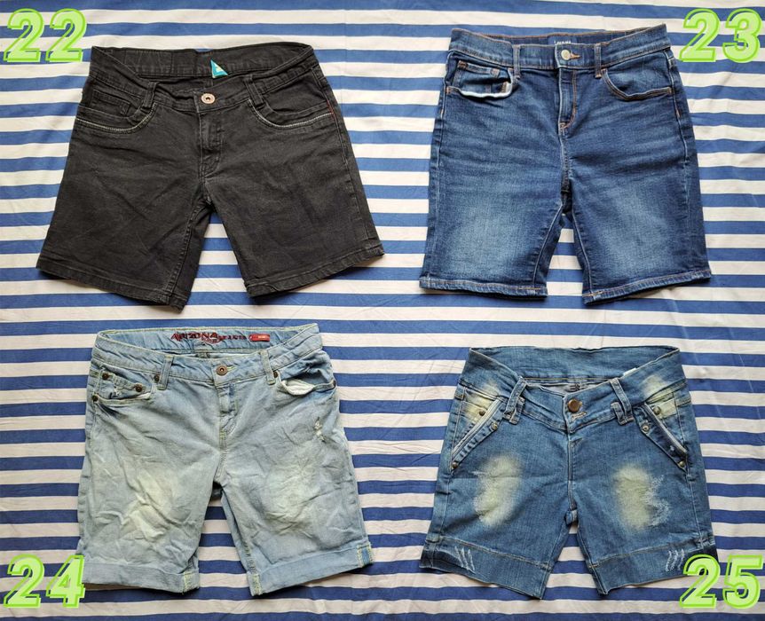 Къси дънки и панталони от разнообразни брандове и в различни размери