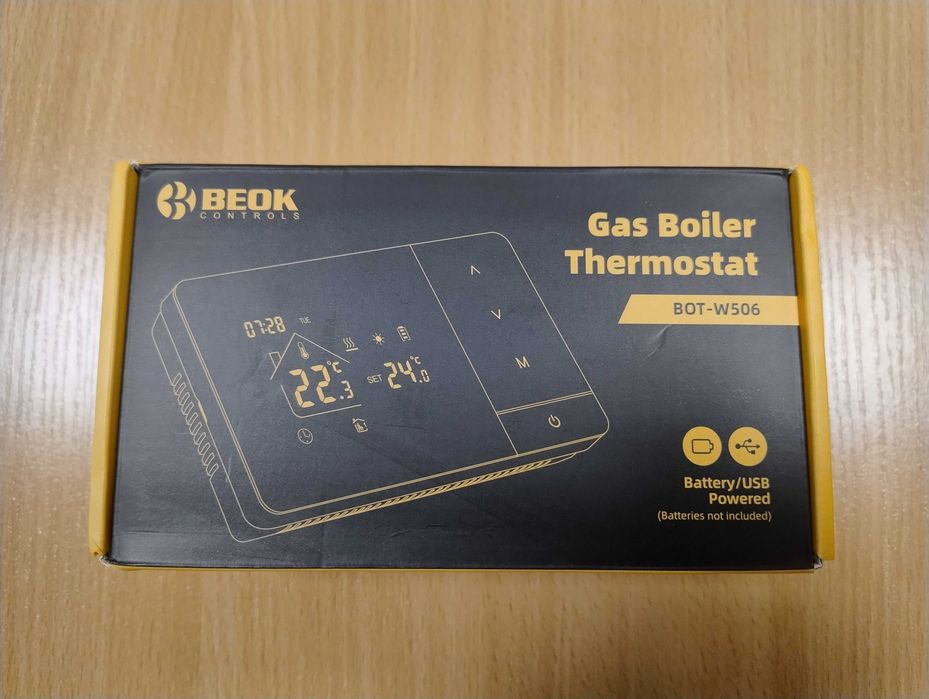 WiFi термостат BEOK (BOT_W506) за газов котел