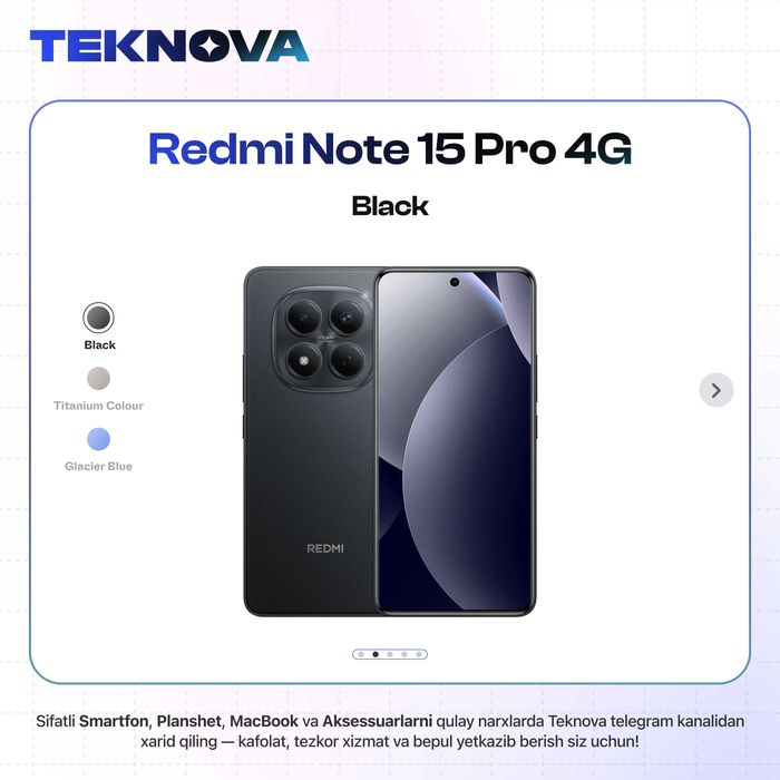 Redmi Note 15 Pro 4G / Бесплатная доставка!