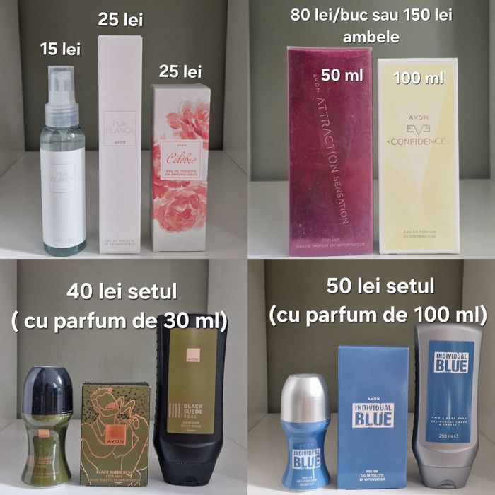 Parfum Attraction Intense/Sensation/Today/Tommorow/Always/Rare Pearls