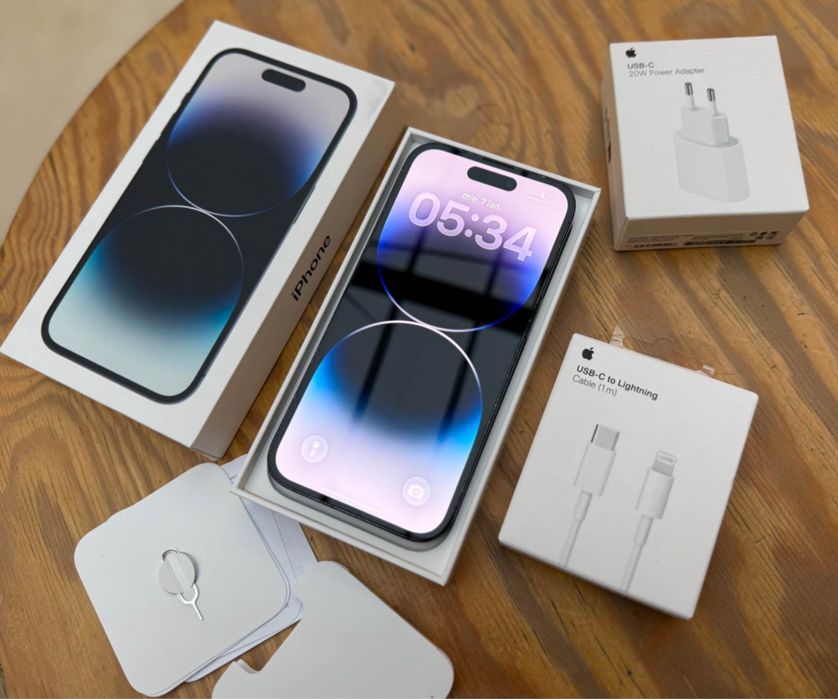 iPhone 14 PRO Space Black 256Neverlocked- Full Box-