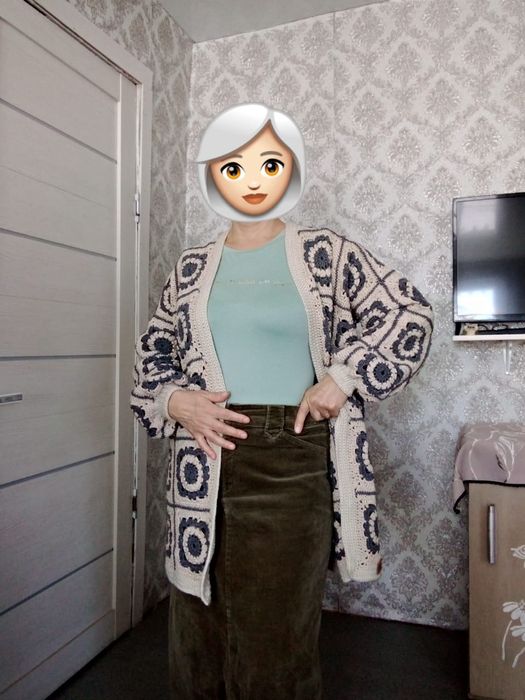 Кардиган ручной работы 46-50