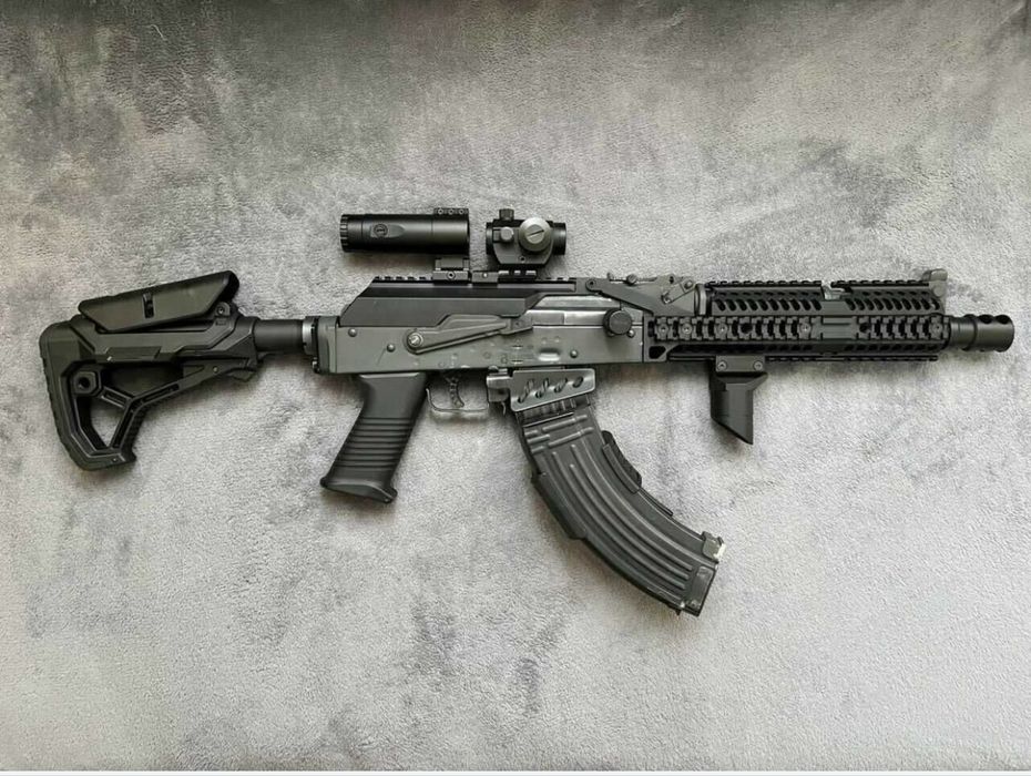 Реплика Airsoft  E&L  AK104 PMC - Platinium Edition