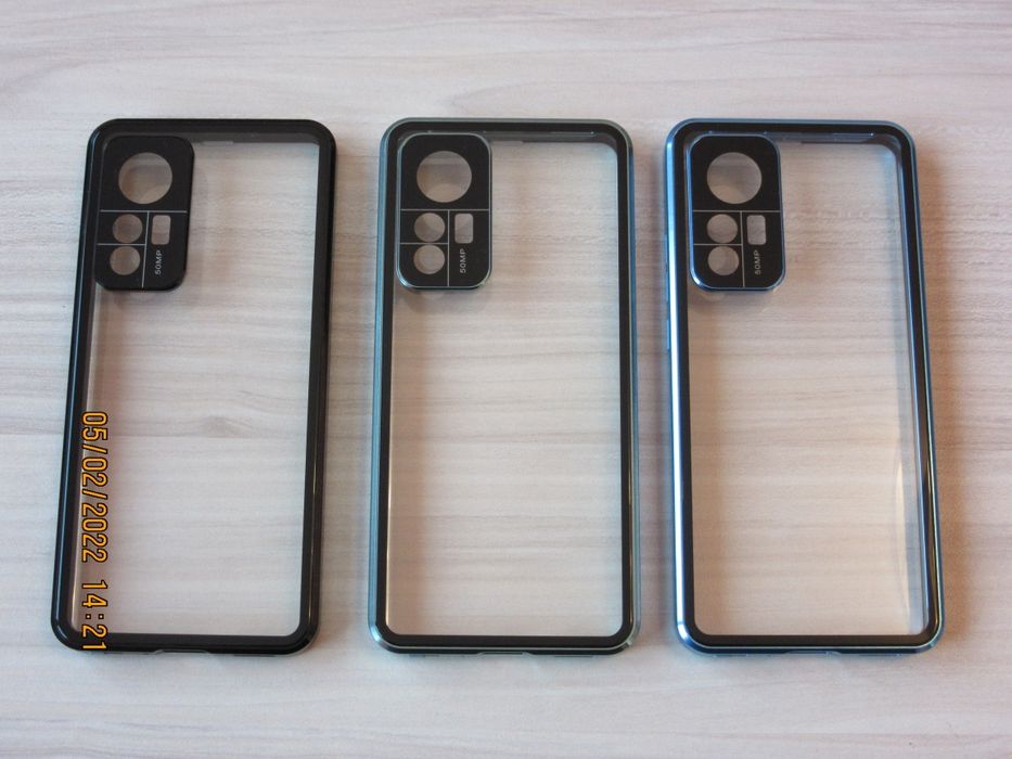 Xiaomi 14T 14T Pro 12 12X / Двоен 360 магнитен кейс с камера протекор