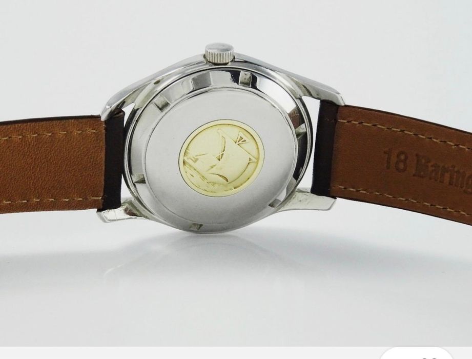 Ceas ETERNA elvețian vintage mecanic, aur, 2 curele