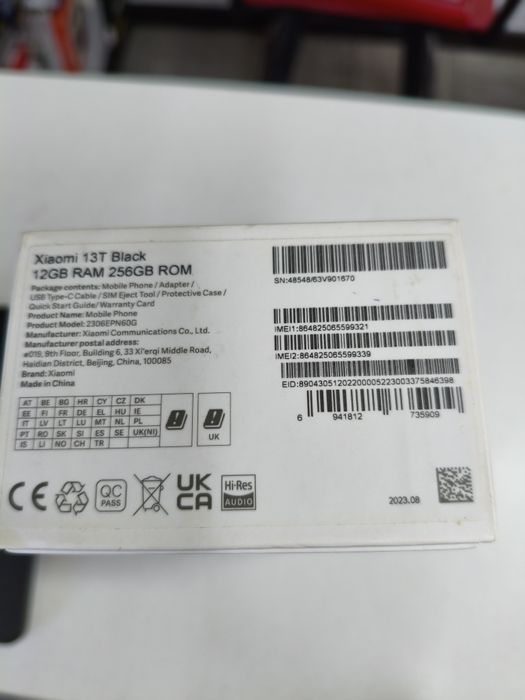 Xiaomi 13T 12/256GB