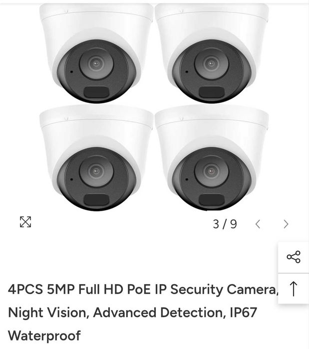 Камера Poe за DVR 5Mp Fhd