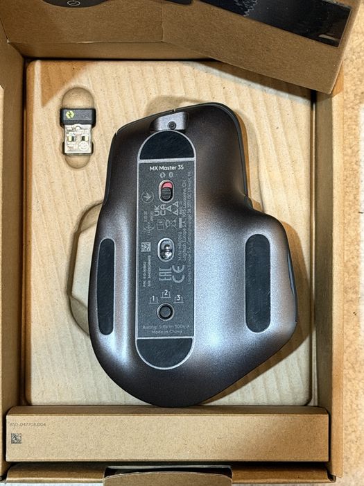 Logitech MX Master 3S Graphite - ca nou, complet, la cutie