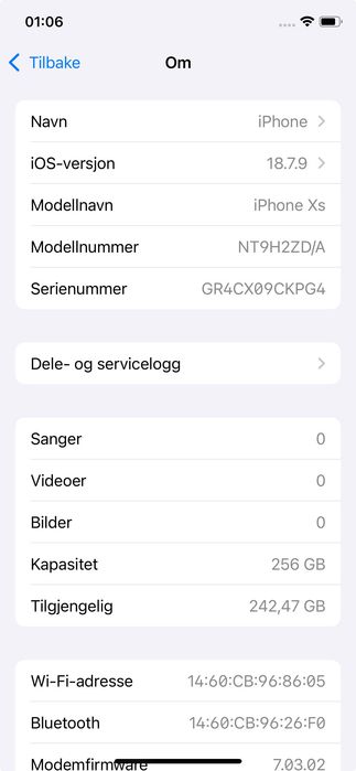 iPhone XS 256 GB — отличное состояние