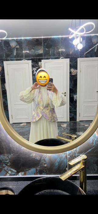 Продам национальную двойку (платье с жилеткой)