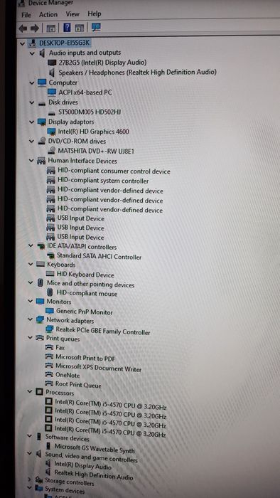 Desktop Dell Optiplex 3020 I5