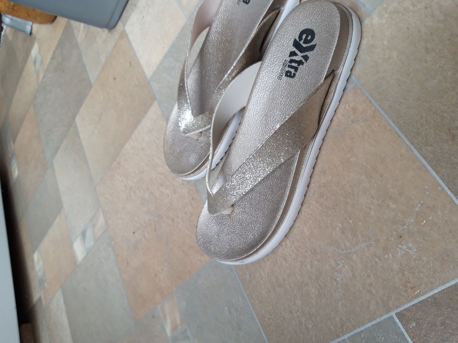 Чанта,шал и джапанки в златисто