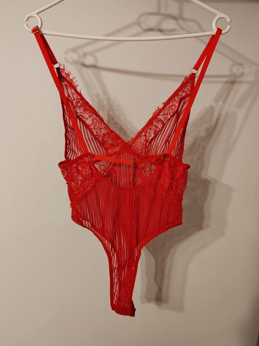 Body sexy rosu pentru M/L