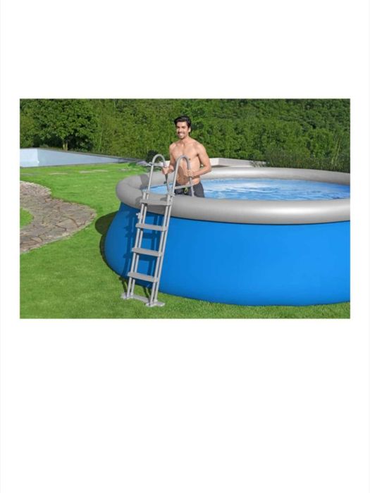 Надуваем Басейн Bestway, Fast set, филтърна помпа и стълба...