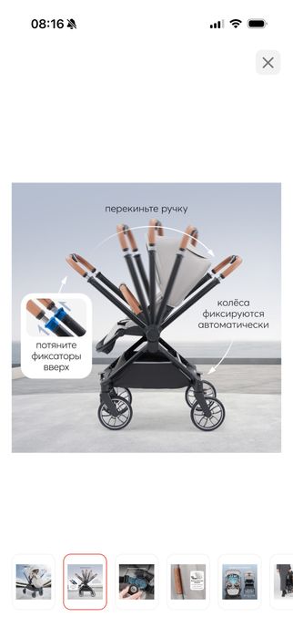 Коляска прогулочная Happy baby Celine