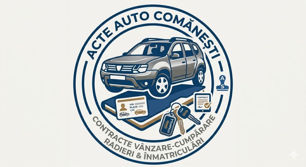 ACTE AUTO / MOTO NON STOP CONTRACTE • XEROX • ÎNMATRICULĂRI • COMĂNEȘTI / MOINEȘTI / DARMANESTI
