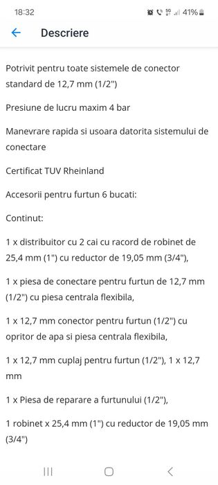 Set conectori furtun gradina