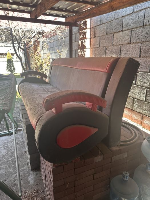 Диван с креслами и паллетки