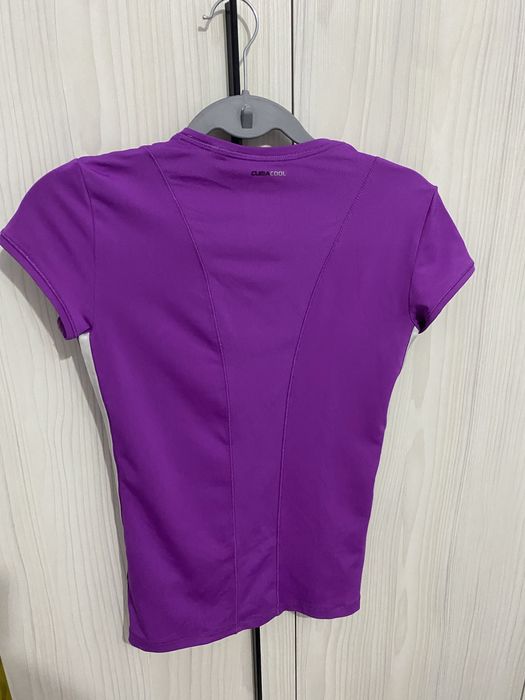 Colanți Nike Pro Dri-FIT Damă M+Tricou Adidas ClimaCool Damă XS – Mov