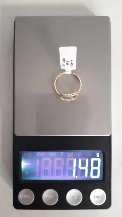 кольца желтой золото 1.48грам, 585-проба, цена указано за грам