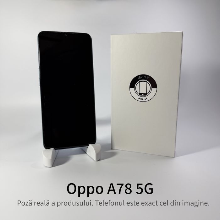 iSpotMobile.ro - Oppo A78 5G blue 128 gb ! Garantie