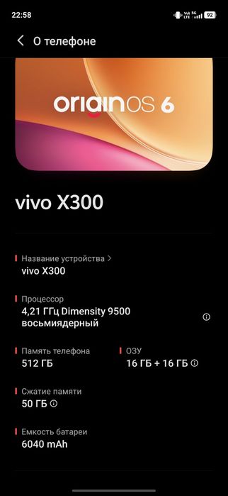 Vivo X300 (16/512)