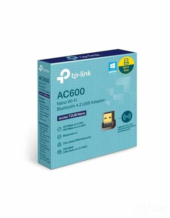 TP-LINK Ультракомпактный Wi-Fi USB-адаптер  Archer T3U Nano AC1300