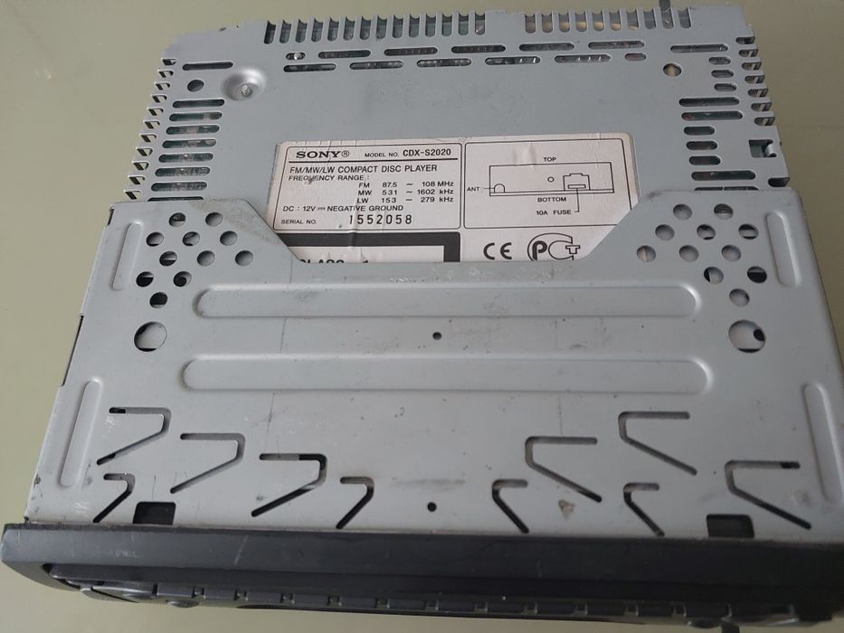 RadioCd auto Sony CDX-S2020