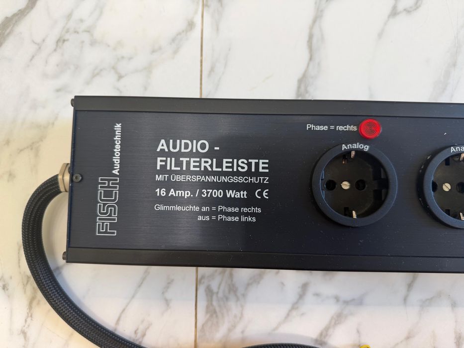 Filtru audio Fisch Audiotechnik high end hifi AC Germany priza