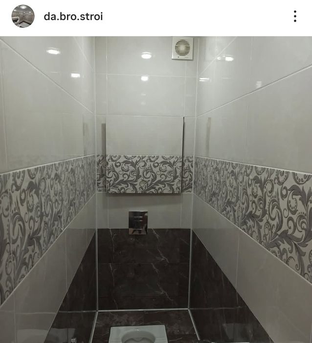 Ванна туалет, гибкий мрамор, кафель, пластик панель.