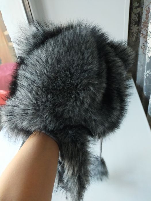 Меховая шапка для девочки