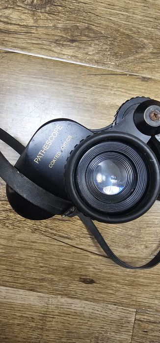 Binoclu vintage Pathescope 16x50, Coated Optics