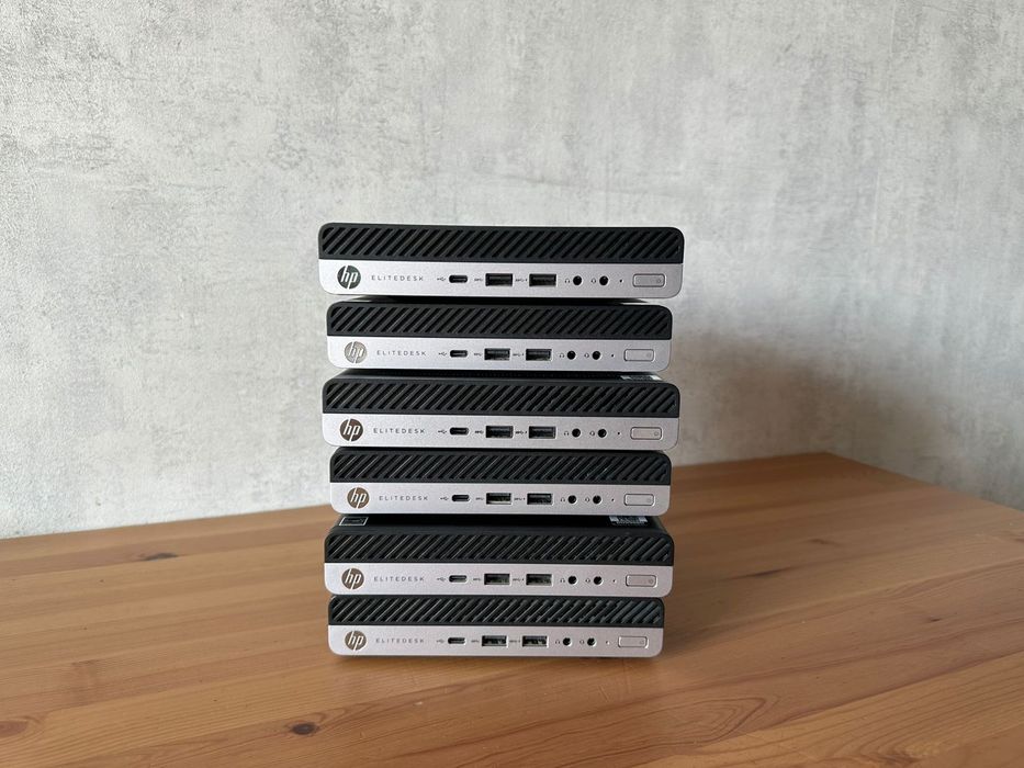 Неттоп мини пк HP EliteDesk 705 G4  Ryzen 5-2400GE