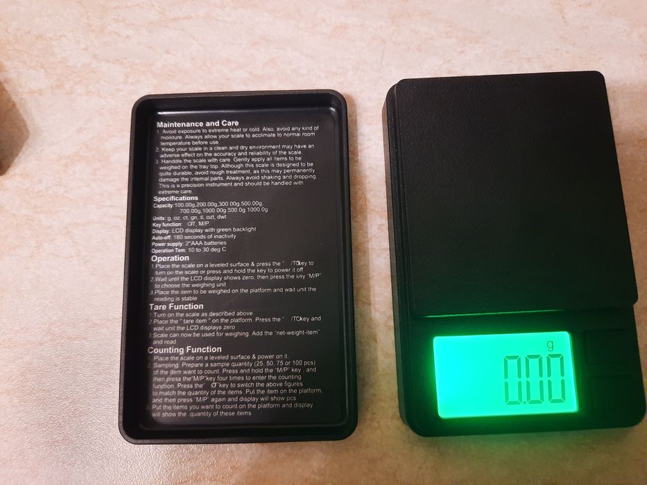 Весы небольшие (карманные)