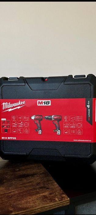 Autofiletanta cu Impact + Autofiletanta cu Percutie Milwaukee 4AH